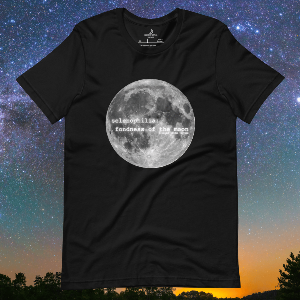 Midnight Ritual Vintage — Revisted Original - Selenophilia Unisex Tee
